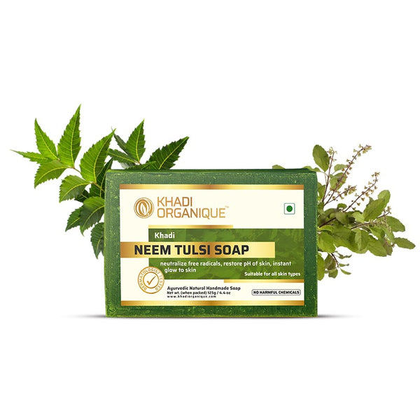 Khadi Organique Neem-Tulsi Soap (Pack Of 3)
