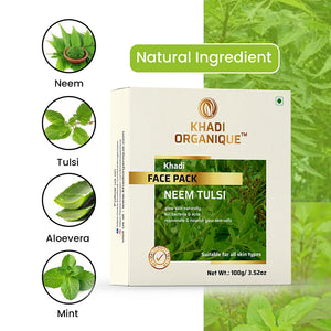 Khadi Organique Neem Tulsi Face Pack