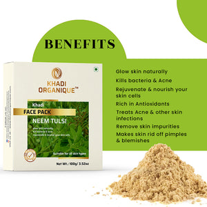 Khadi Organique Neem Tulsi Face Pack