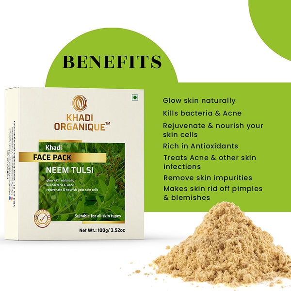 Khadi Organique Neem Tulsi Face Pack