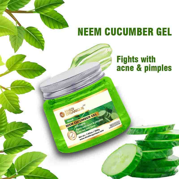 Khadi Organique Neem Cucumber Gel