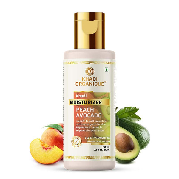 Khadi Organique Peach Avocado Moisturizer - SLS And Paraben Free