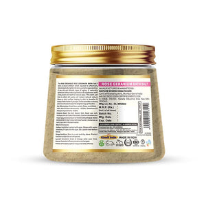 KHADI ORGANIQUE ROSE GERANIUM NATURAL BATH SALT