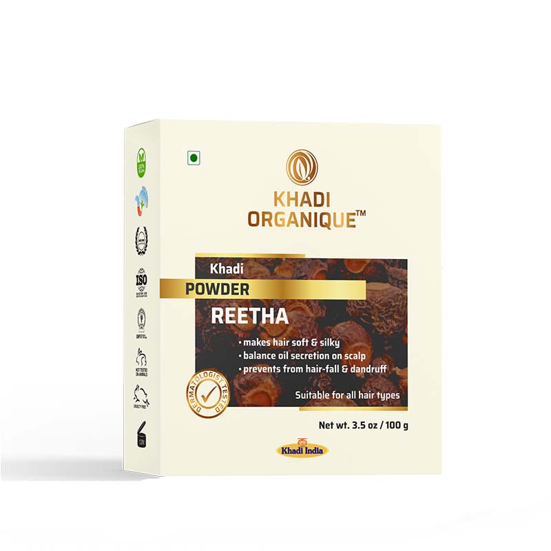 Khadi Organique Reetha Powder | Organic Reetha Powder Natural