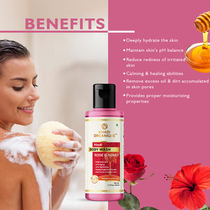 Khadi Organique Rose & Honey Body Wash
