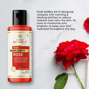 Khadi Organique Rose Bubble Bath