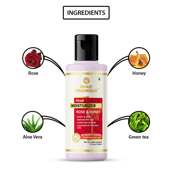Khadi Organique Rose & Honey Moisturizer