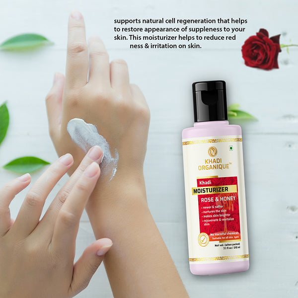 Khadi Organique Rose & Honey Moisturizer