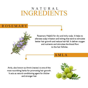 Khadi Organique Rosemary Amla Hair Cleanser (Shampoo) -210 ml