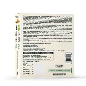 Khadi Organique Sandal & Rose Face Pack