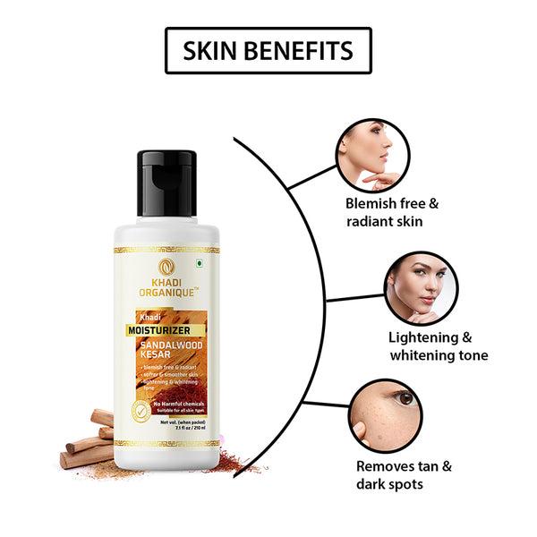 Khadi Organique Sandalwood Kesar Moisturizer