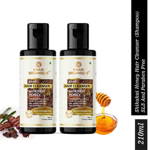 Khadi Organique Shikakai and Honey Cleanser - pack of 2