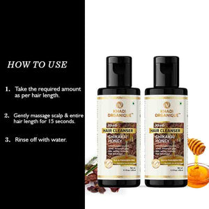 Khadi Organique Shikakai and Honey Cleanser - pack of 2