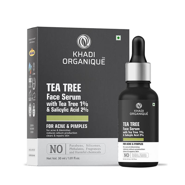 KHADI ORGANIQUE TEA TREE FACE SERUM-30 ml