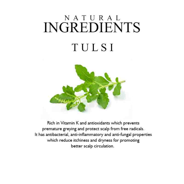 Khadi Organique Tulsi Hair Oil -210ml