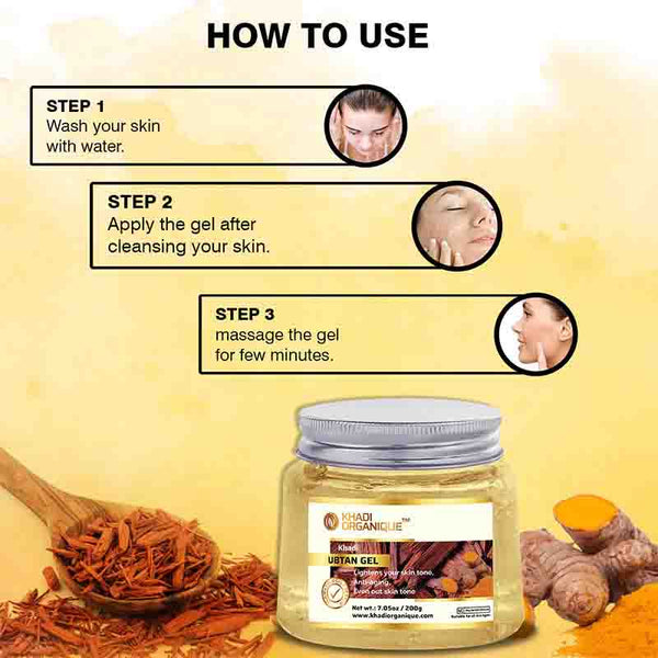 Khadi Organique Ubtan Gel - 200gm