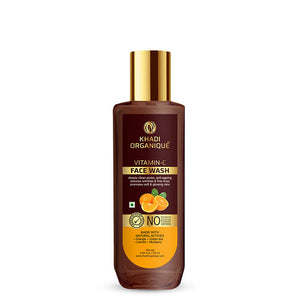 Khadi Organique Vitamin C Face Wash- SLS And Paraben Free-100 ml