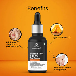 Khadi Organique VITAMIN C 10% & B3 FACE SERUM-30 ml
