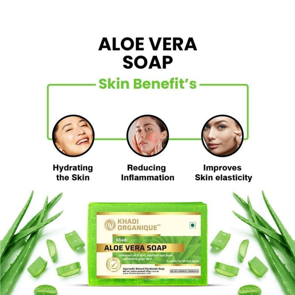 Khadi Organique Aloe Vera Soap Combo Kit