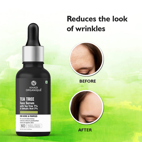 KHADI ORGANIQUE TEA TREE FACE SERUM-30 ml