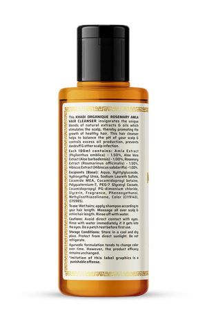 Khadi Organique Rosemary Amla Hair Cleanser (Shampoo) -210 ml