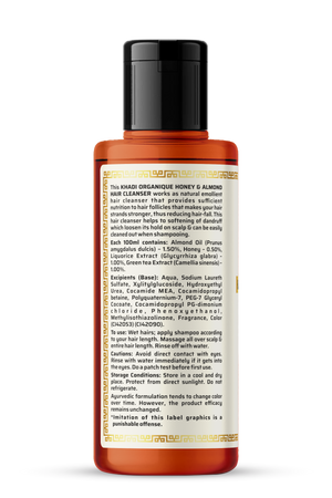 Khadi Organique Honey Almond Hair Cleanser (Shampoo) - 210ml