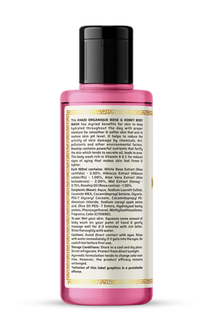 Khadi Organique Rose & Honey Body Wash