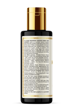 Khadi Organique Shikakai Honey Hair Cleanser (Shampoo) - SLS And Paraben Free -210ml
