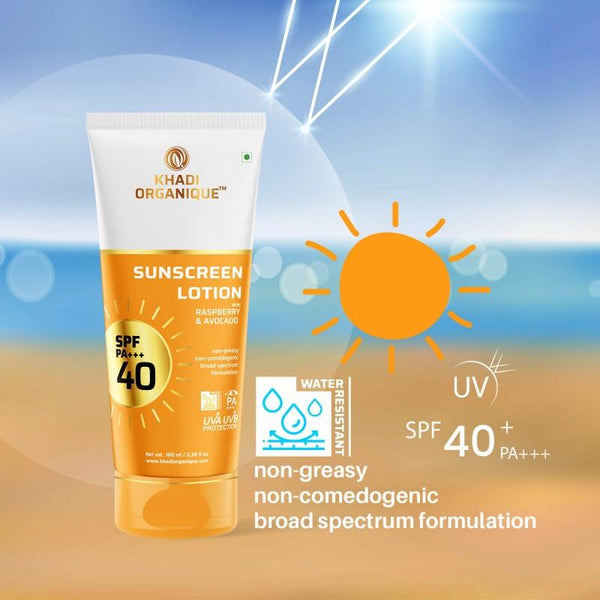 Khadi Organique Sunscreen Lotion SPF 40 - khadiorganique