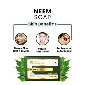 Khadi Organique Neem Soap (Pack Of 3)
