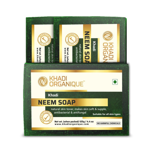 Khadi Organique Neem Soap (Pack Of 3)