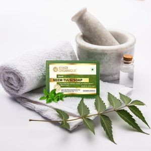 Khadi Organique Neem-Tulsi Soap (Pack Of 3)
