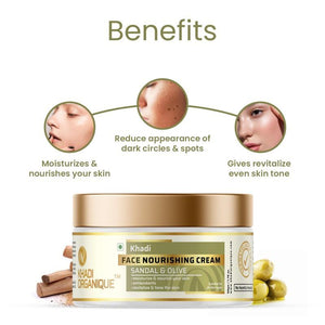 Sandal & Olive Face Nourishing Cream - khadiorganique