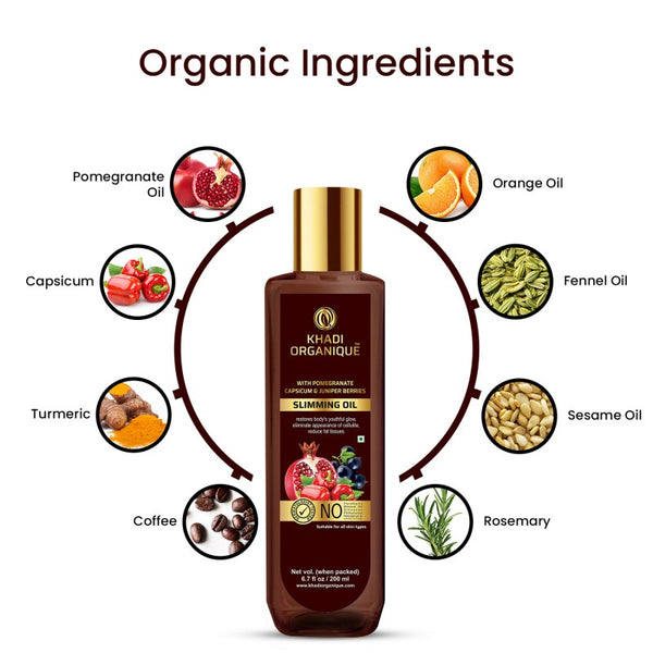 Khadi Organique Slimming Oil - 200 ml