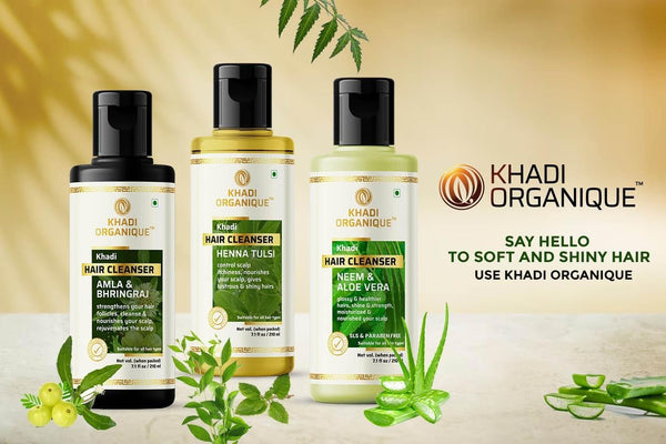 SAY HELLO TO SOFT AND SHINY HAIR, USE KHADI ORGANIQUE - khadiorganique