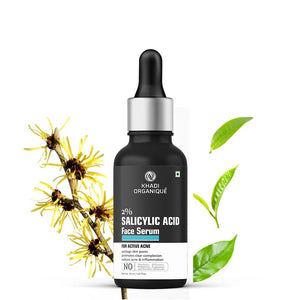 Khadi Organique Salicylic Acid 2% + Hyaluronic Acid 1% Clarifying Face Serum-30 ml