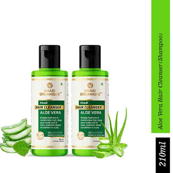 Khadi Organique Aloe Vera Cleanser - Pack of 2