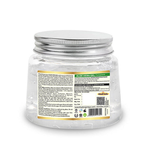 Khadi Organique Aloe Vera Gel (Transparent )