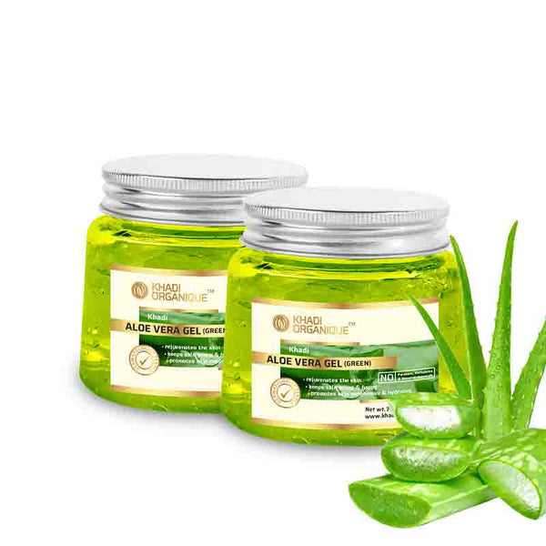 Khadi Organique Aloe Vera - Green Gel - pack of 2