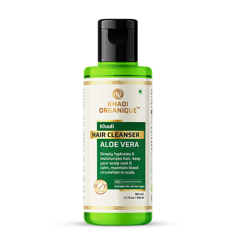 Khadi Organique Aloe Vera Hair Cleanser(Shampoo) - 210ml