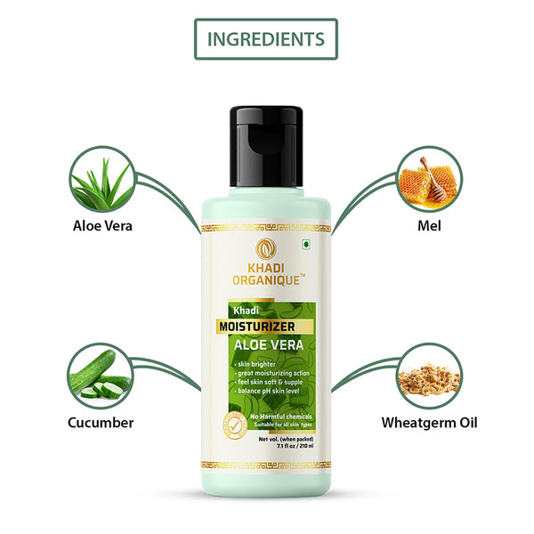 Khadi Organique Aloe Vera Moisturizer -210ml