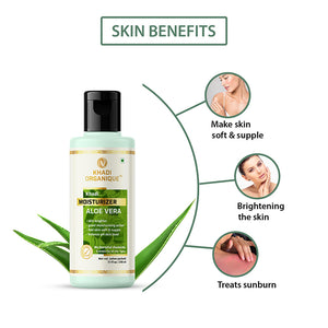 Khadi Organique Aloe Vera Moisturizer -210ml