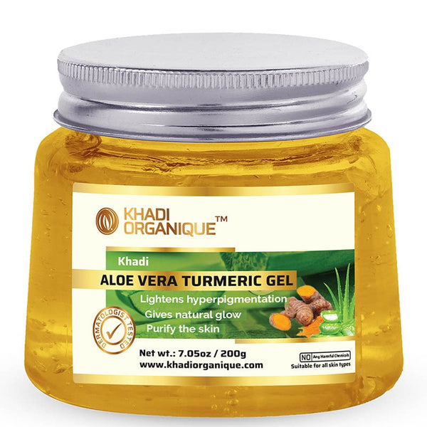 Khadi Organique Aloe Vera Turmeric Gel -200gm