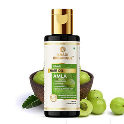 Khadi Organique Amla Hair Oil Paraben Mineral Oil Free-210ml