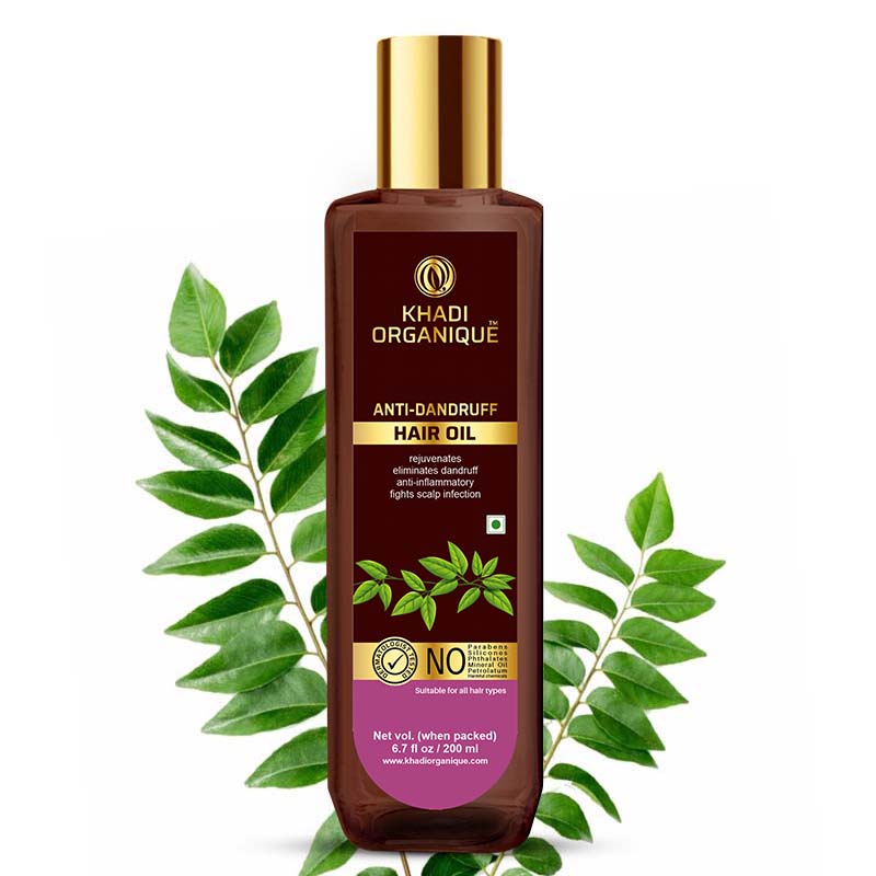 Anti Dandruff Hair Oil Khadi Organique Hair Care For Dandruff
