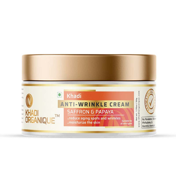 Khadi Organique Saffron & Papaya Anti Wrinkle Cream