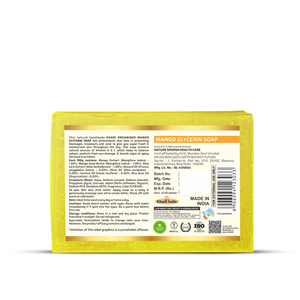 KHADI ORGANIQUE  MANGO GLYCERIN SOAP (Pack Of 3)