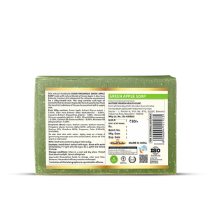 KHADI ORGANIQUE GREEN APPLE SOAP (Pack Of 3)