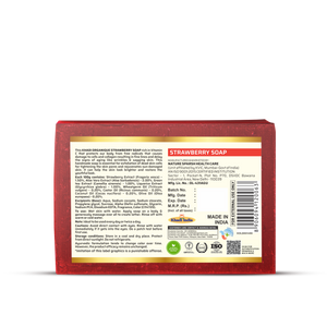 Khadi Organique Strawberry Soap (Pack Of 3)
