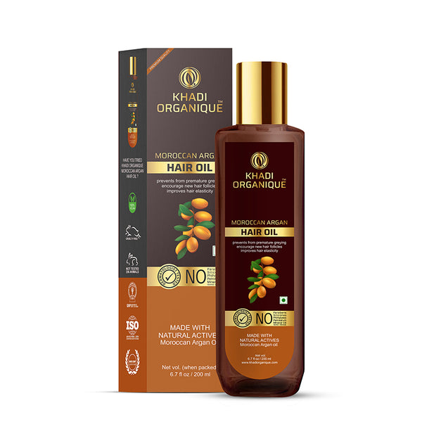 Khadi Organique Moroccan Argan Hair Oil-100 ml
